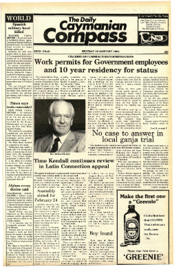 Caymanian Compass 1984 January 30