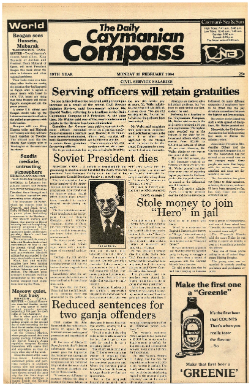 Caymanian Compass 1984 February 13