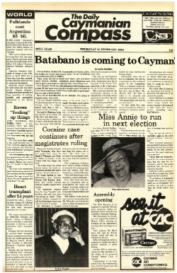 Caymanian Compass 1984 February 23