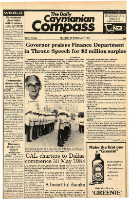 Caymanian Compass 1984 February 27