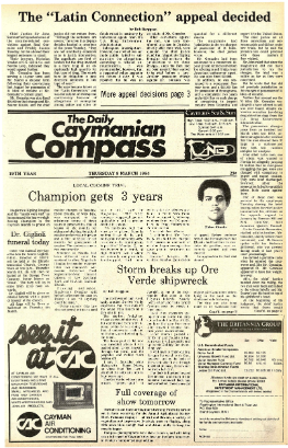 Caymanian Compass 1984 March 8