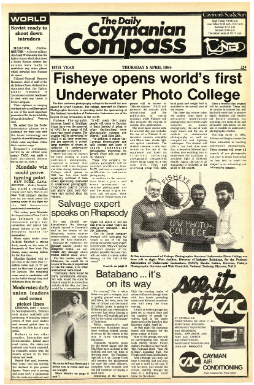 Caymanian Compass 1984 April 5