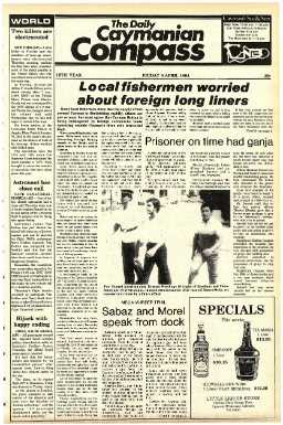 Caymanian Compass 1984 April 6