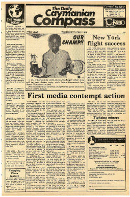Caymanian Compass 1984 May 2