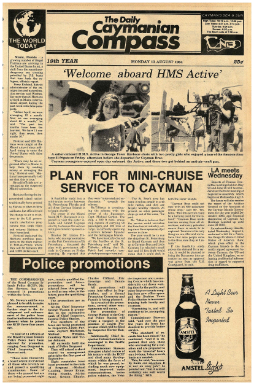 Caymanian Compass 1984 Aug 13