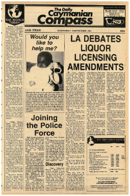 Caymanian Compass 1984 Sep 5