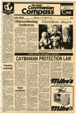Caymanian Compass 1984 Sep 11