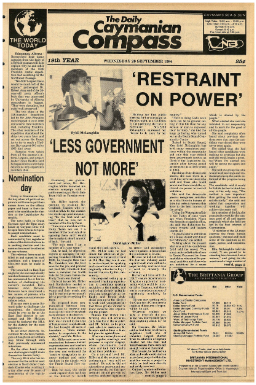 Caymanian Compass 1984 Sep 26