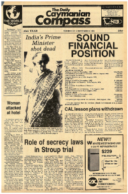 Caymanian Compass 1984 Nov 1