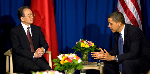 Wen and Obama