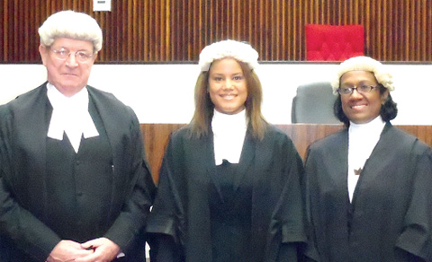 Devika Parchment called to the bar