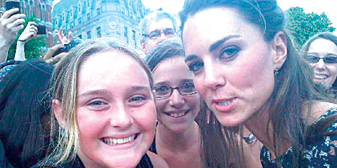 Local Girl and Kate Middleton Photo