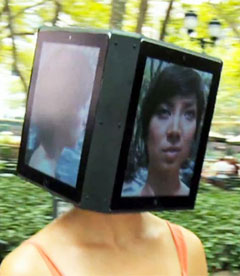 iPad Head Girl