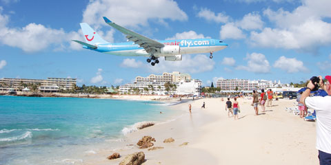 Maho Beach Orient Bay SXM St Martin