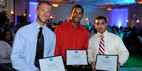 Mark Tilley and rising stars Cayman Stingray Awards