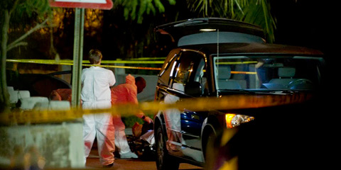 Robert Bush crime scene Cayman