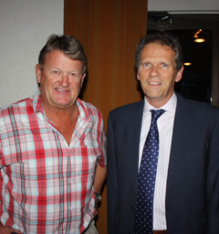 Guy Harvey and Governor Duncan Taylor Cayman Islands