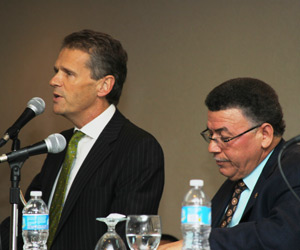 Gov Duncan Taylor and Premier McKeeva Bush Cayman 300x250