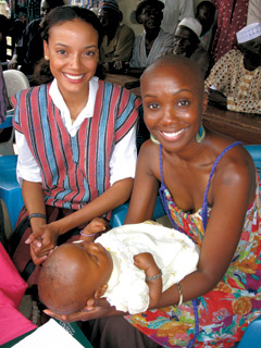 Seltia Ebanks in Sierra Leone