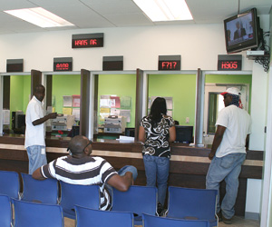 DVL waiting area Cayman 300x250
