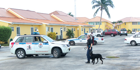 Police at Ocean Club Cayman