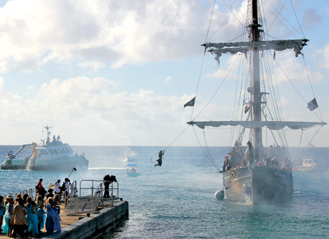 Pirate landing