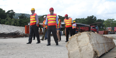 China harbour site visit