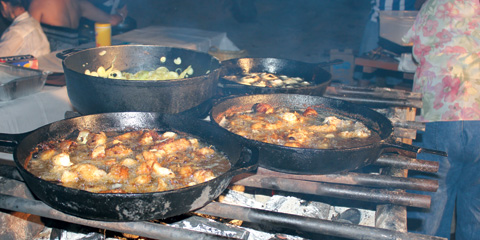 fish and fritters