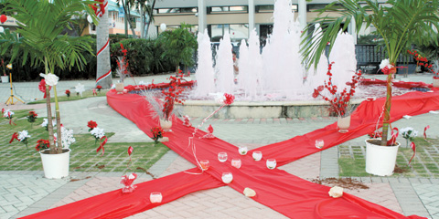 red ribbon world AIDS day cayman
