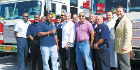 Ritz-Carlton thanks Cayman fire service 