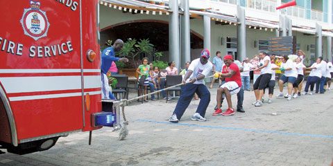 WoW truck pull cayman