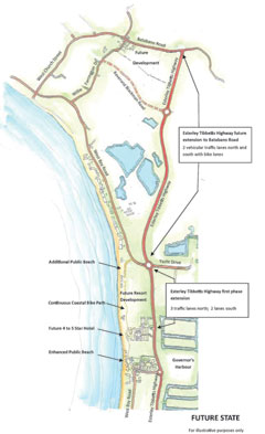 Dart deal road realignment
